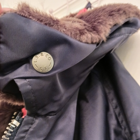 LEVI'S MEN'S FLIGHT NAVY JACKET🤪😍😍 - Picture 10 of 12